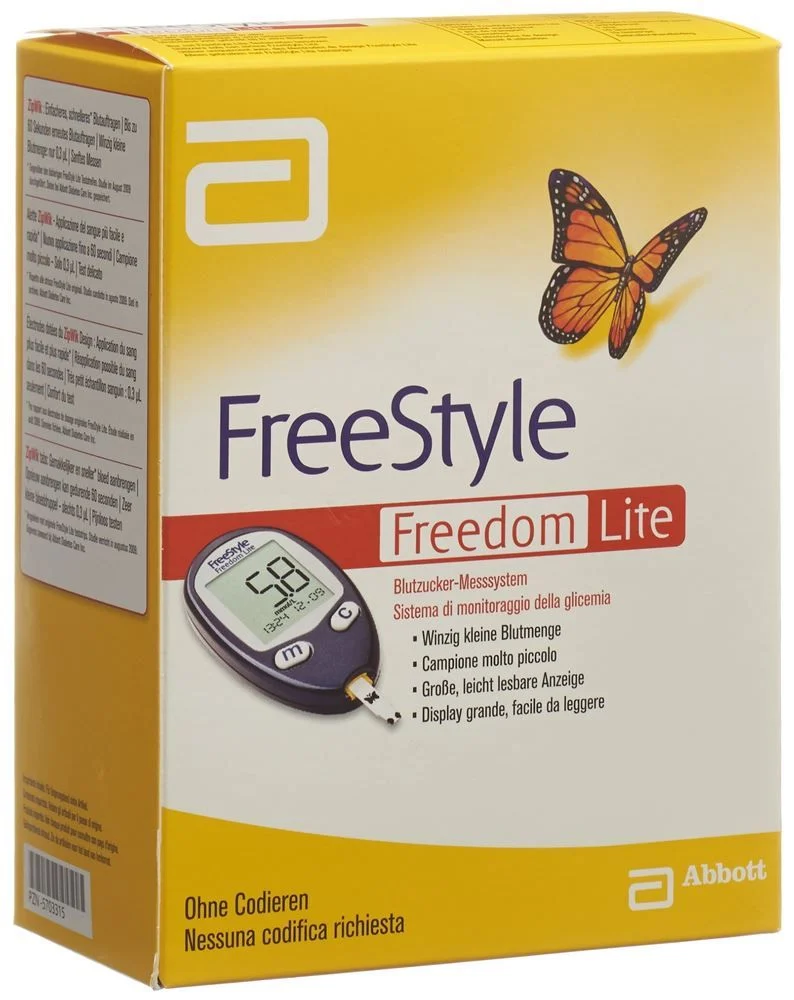 ABBOTT FREESTYLE Freedom Lite Blutzuckermesssystem Set ABBOTT FREESTYLE Freedom Lite Blutzuckermesssystem Set