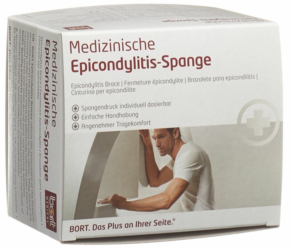 BORT Stabilo Epicondylitis Spange Gr2 silber BORT Stabilo Epicondylitis Spange Gr2 silber