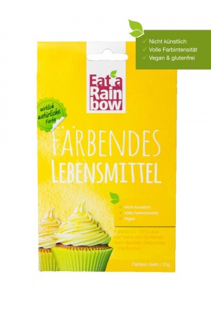 EAT A RAINBOW Färbendes Lebensmittel gelb Btl 10g EAT A RAINBOW Färbendes Lebensmittel gelb Btl 10g