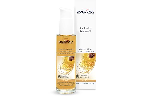 BIOKOSMA Straff Körperöl BIO-Aprikose Honig 100ml