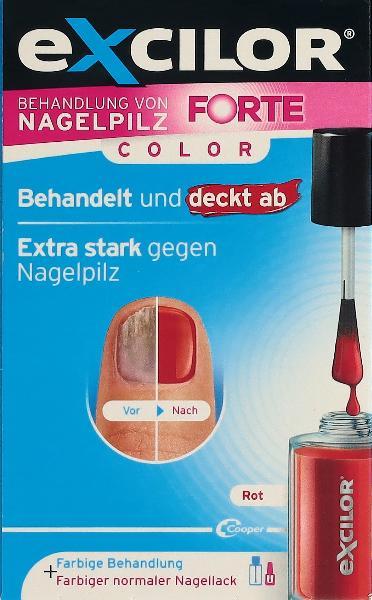 Excilor Forte 30ml Lösung + Color Red 8ml