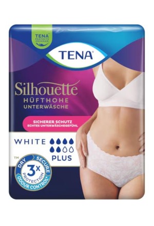 Tena Silhouette Plus L 95-125cm white 10 Stück