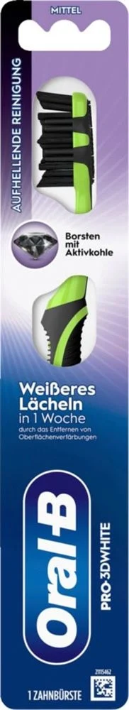 ORAL-B Pro 3DWhite Handzahnb Aktivkohle 40 Med
