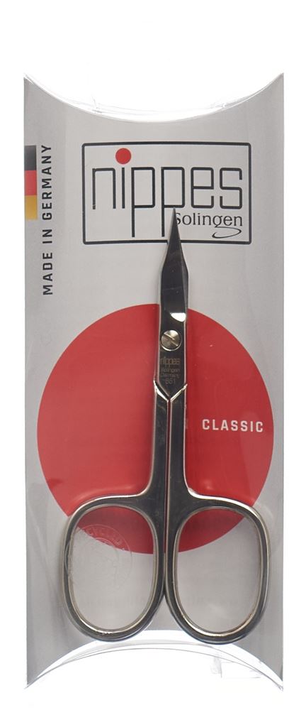 Nippes Nagel- Hautschere 9cm Turmspitz vernick