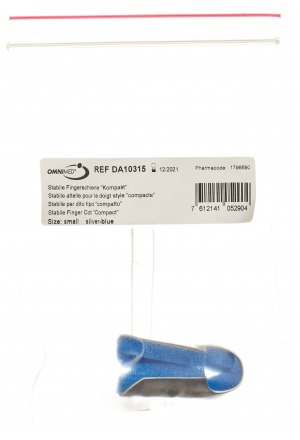 OMNIMED DALCO Fingerschiene S silber blau OMNIMED DALCO Fingerschiene S silber blau