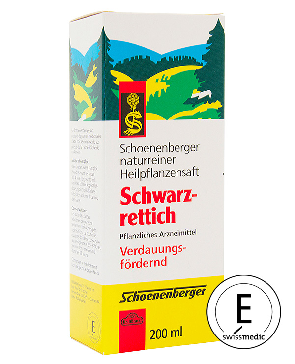 Schoenenberger Schwarzrettich Heilpflanzensaft 200ml