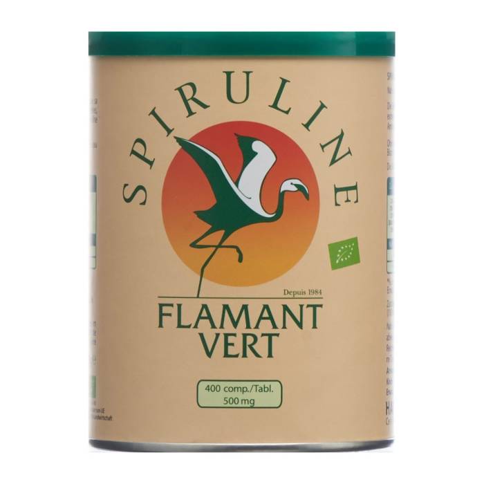Spirulina Flamant Vert Bio Tabletten 500mg 400 Stück Spirulina Flamant Vert Bio Tabletten 500mg 400 Stück