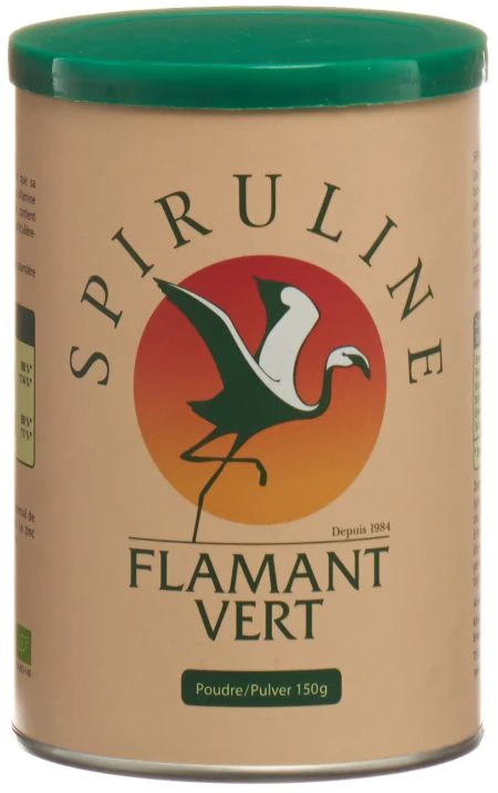 Spirulina Flamant Vert Pulver Bio 150g Spirulina Flamant Vert Pulver Bio 150g