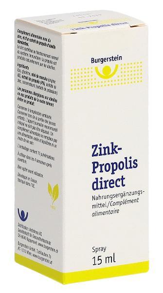 BURGERSTEIN Zink-Propolis direct Spray 15ml