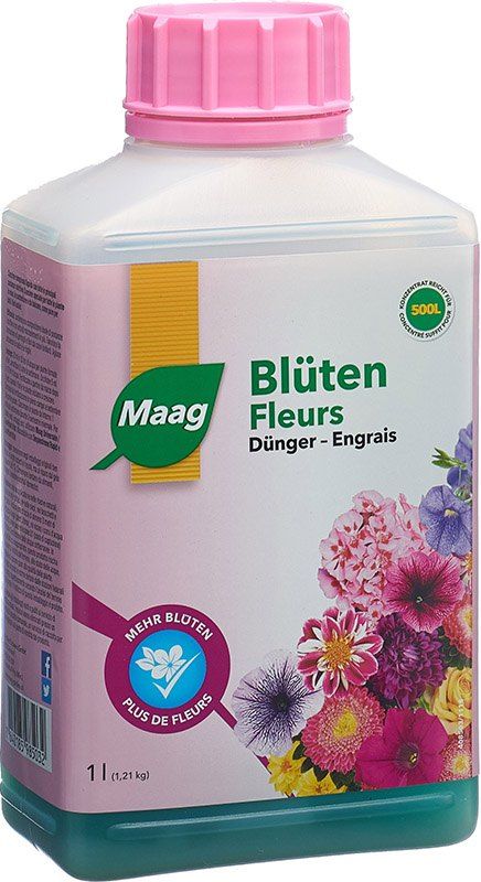 MAAG Blüten Dünger Konz Fl 1lt MAAG Blüten Dünger Konz Fl 1lt