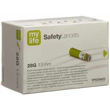 mylife SafetyLancets Sicherheitslanzetten 28G 200 Stück