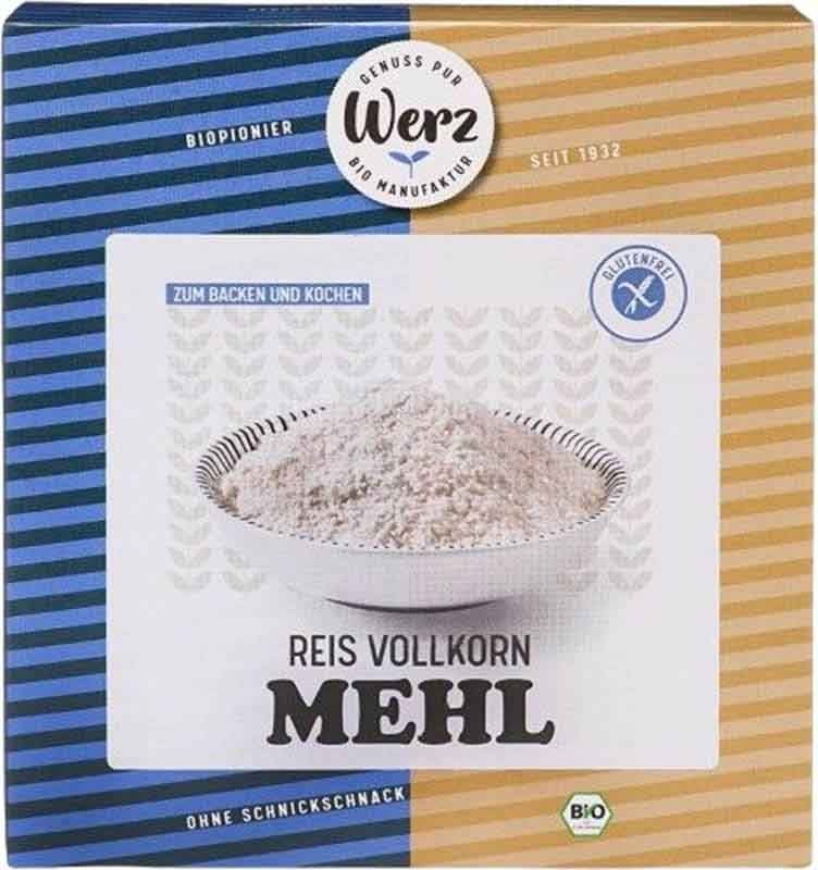 WERZ Reis Mehl Bio glutenfrei 1kg