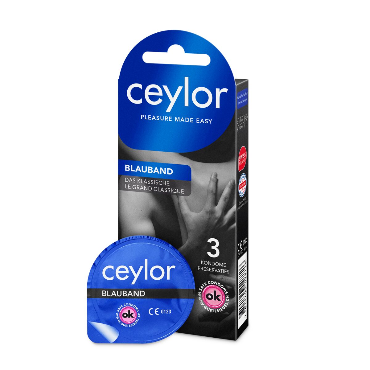 ceylor® Blauband Präservativ mit Reserv (n) 3 Stück ceylor® Blauband Präservativ mit Reserv (n) 3 Stück