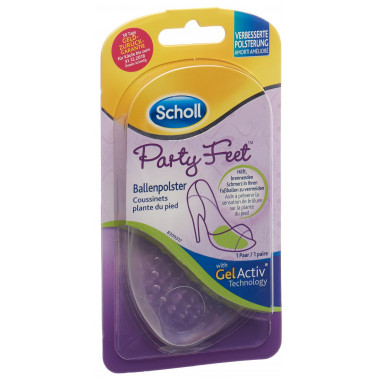 Scholl Party Feet Ballenpolster 1 Paar Scholl Party Feet Ballenpolster 1 Paar