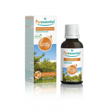 Puressentiel Duftmischung Reise nach Sizilien ätherische Öle zur Diffusion Fl 30ml Puressentiel Duftmischung Reise nach Sizilien ätherische Öle zur Diffusion Fl 30ml