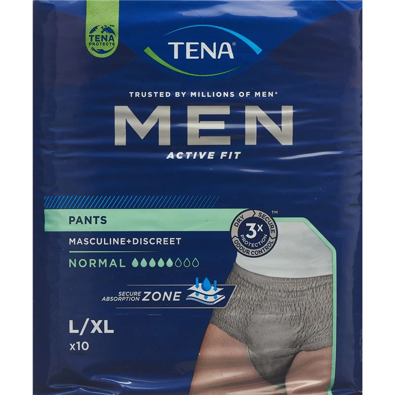 TENA Men Active Fit Pants Plus L/XL 10 Stück