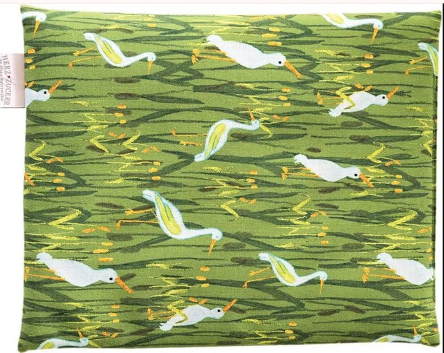 HERZZUCKER Traubenkernkissen 26x21cm Welle