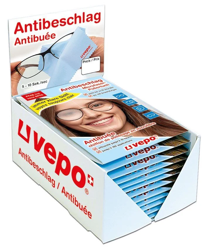 VEPO Antibeschlag Mikrofasertuch 10 h 12 Stück