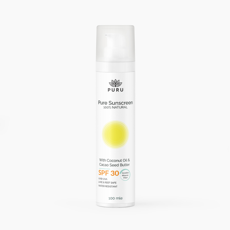 PURU Pure Sonnencreme SPF30 Rundflasche 100ml PURU Pure Sonnencreme SPF30 Rundflasche 100ml