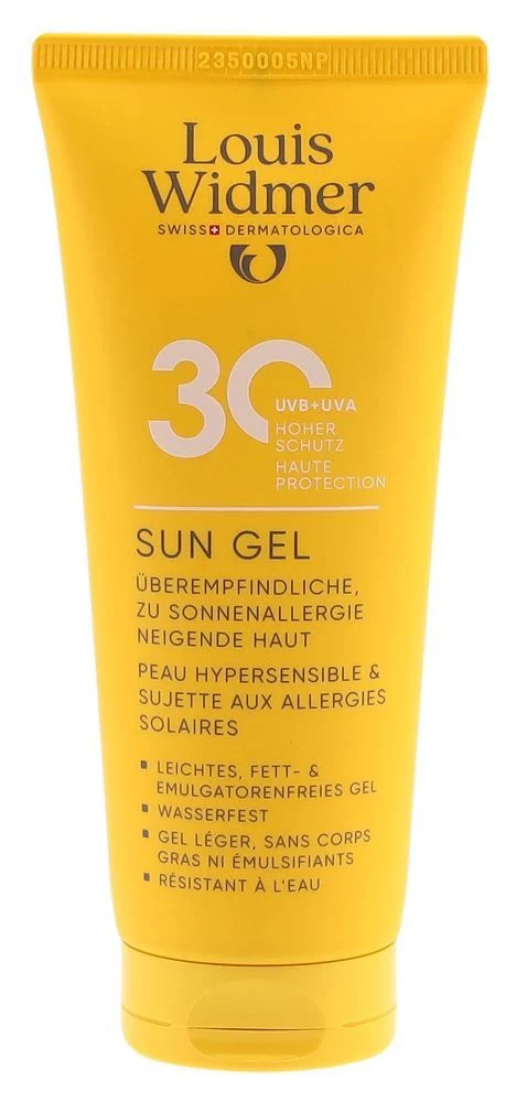 Louis Widmer Sun Gel LSF30 ohne Parfum 100ml