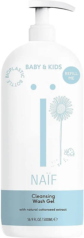 Naïf Baby & Kids Cleansing Wash Gel 500ml