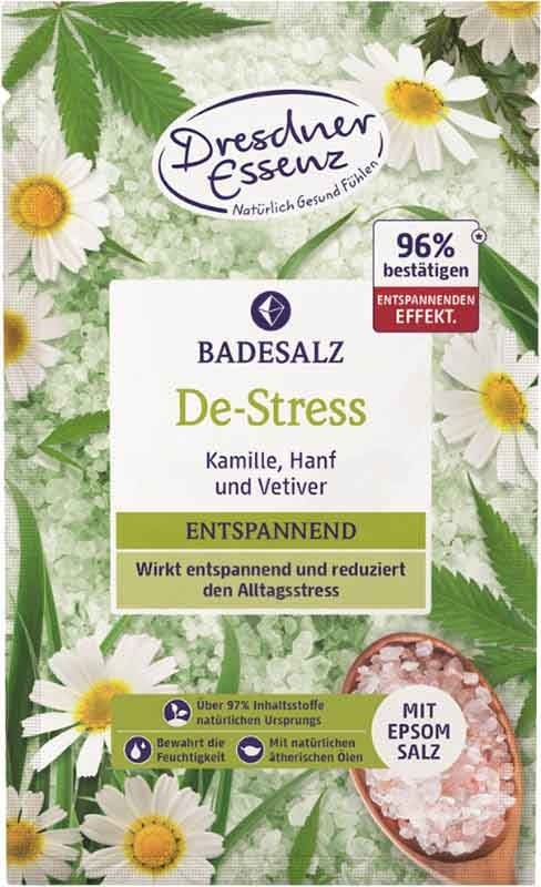 Dresdner Badesalz De-Stre Nat gesu fühl 12 x 60g