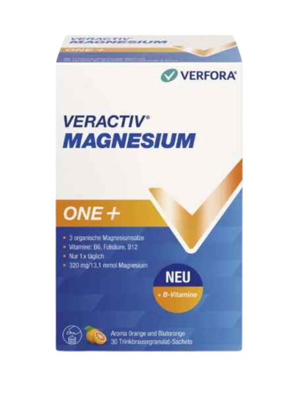 Veractiv Magnesium One+ Beutel 30 Stück Veractiv Magnesium One+ Beutel 30 Stück