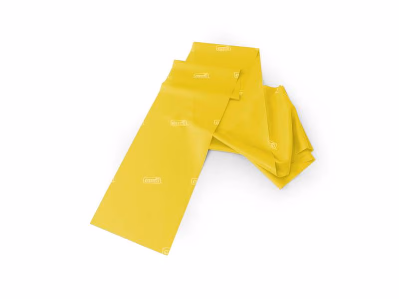 SISSEL Fitband 7.5 cm x 2 m leicht Gelb