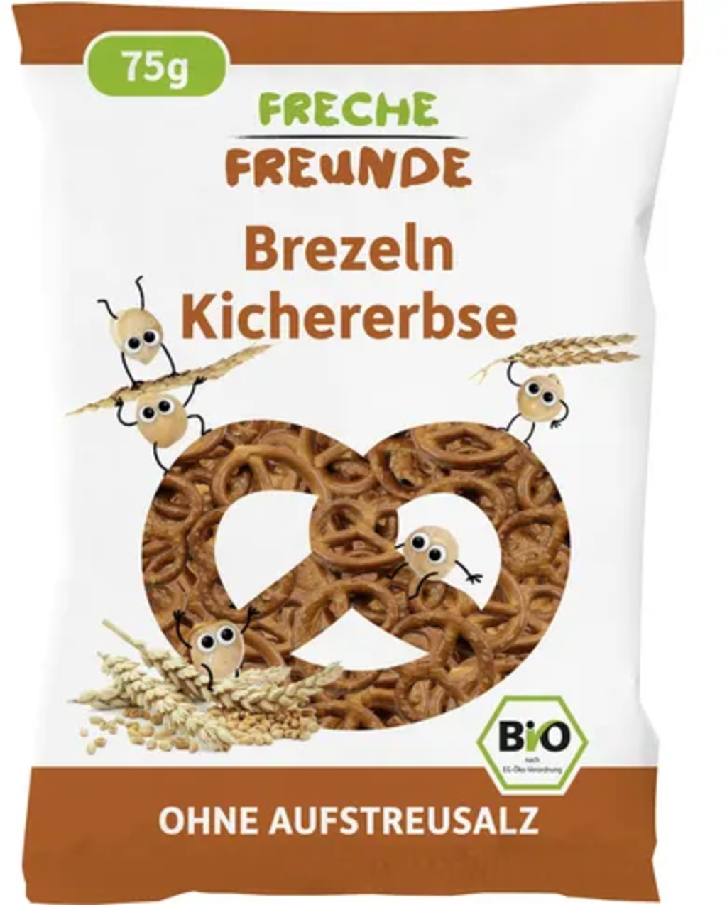 Freche Freunde Brezeln mit Kichererbsen 75g