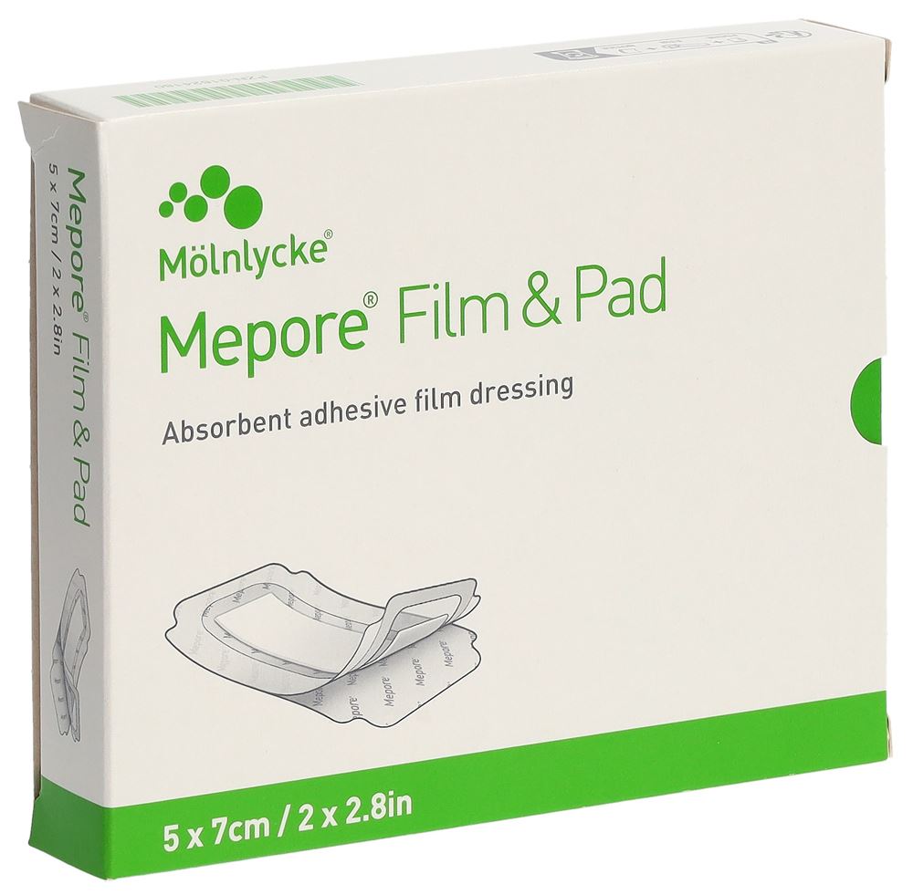 Mepore Film & Pad 5x7cm square (neu) 5 Stück