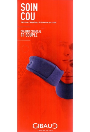 GIBAUD Cervicalstütze C1 7.5cm Gr2 35-40cm weich GIBAUD Cervicalstütze C1 7.5cm Gr2 35-40cm weich