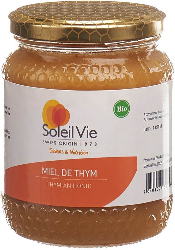 SOLEIL VIE Thymianhonig Bio 500g