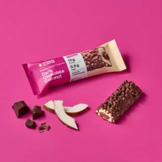 MAXI NUTRITION Crunchy Cookie Protein Riegel Dark Chocolate Coconut 45g