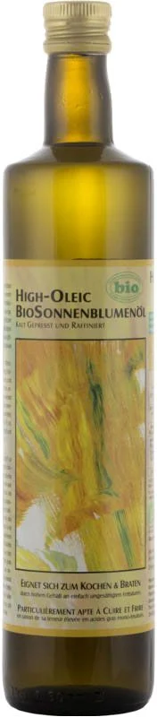 Soyana Sonnenblumenöl High Oleic Bio 750ml Soyana Sonnenblumenöl High Oleic Bio 750ml