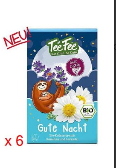 TEEFEE Kräutertee Gute Nacht 6 x 20 Stück TEEFEE Kräutertee Gute Nacht 6 x 20 Stück