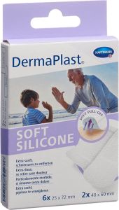 DermaPlast Soft Silicone Strips 8 Stück DermaPlast Soft Silicone Strips 8 Stück