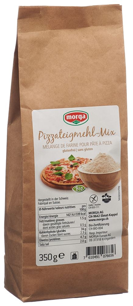 Morga Pizzateig-Mehl-Mix gf Bio 350g
