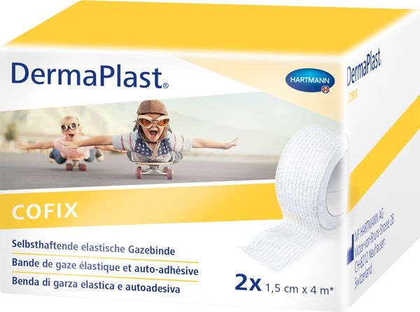 DermaPlast® CoFix 1.5cmx4m weiss 2 Stück DermaPlast® CoFix 1.5cmx4m weiss 2 Stück