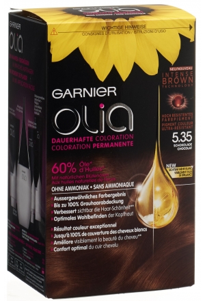 Olia Haarfarbe 5.35 Intense Brown Schoko