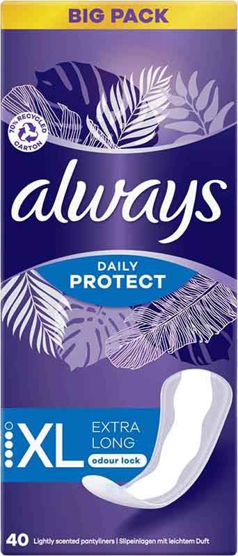ALWAYS Slipeinl Daily Prot Ext Lo Duft BigP 40 Stk