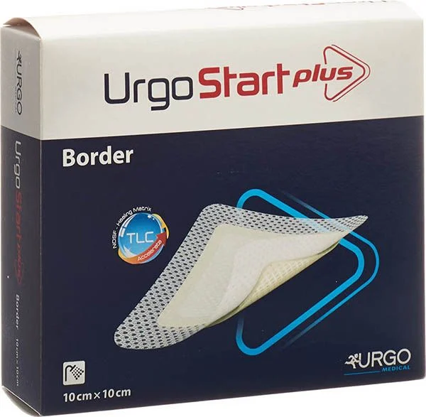 UrgoSTART Plus Border Wundauflage 10x10cm 10 Stück