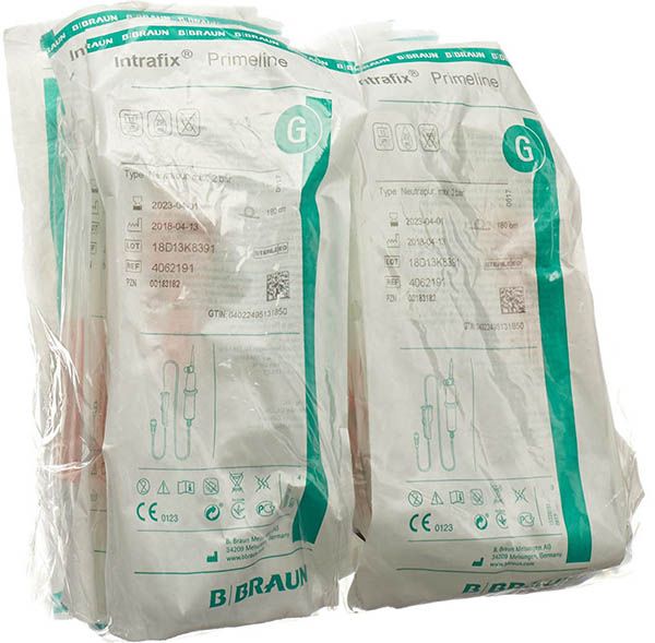 Intrafix Primeline Infusionsgerät 180cm Neutrapur 10 Stück