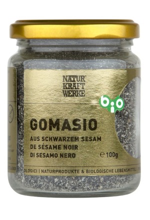 NATURKRAFTWERKE Gomasio schwarzer Sesam Bio 100g NATURKRAFTWERKE Gomasio schwarzer Sesam Bio 100g