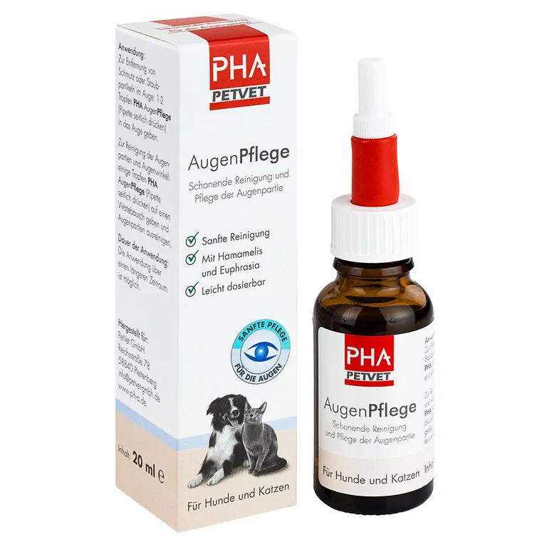 PHA AugenPflege für Hunde Katzen Tropfen 100ml