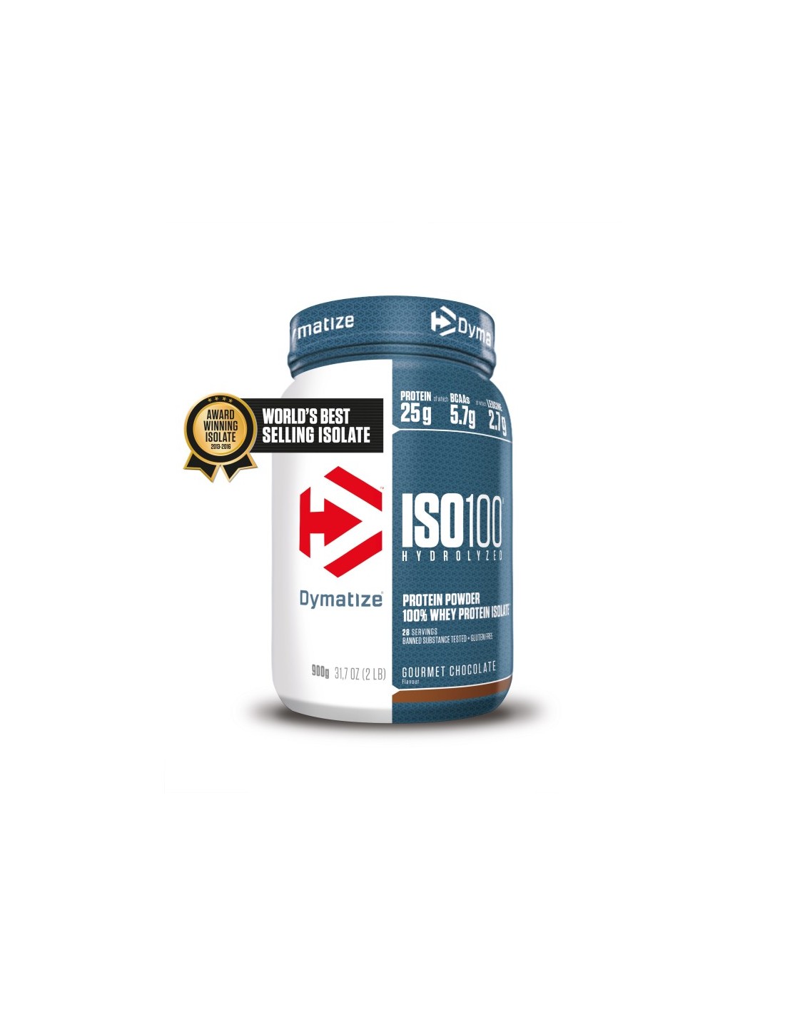 DYMATIZE Iso 100 Gourmet Chocolate Dose 932g DYMATIZE Iso 100 Gourmet Chocolate Dose 932g