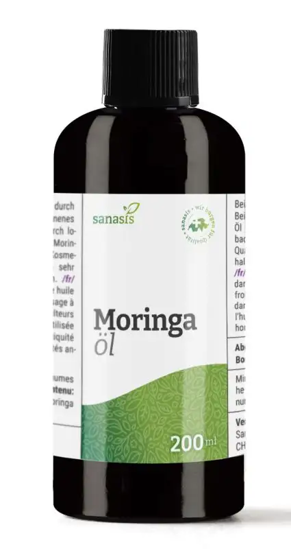 sanasis Moringa Öl vegan Flasche 200ml