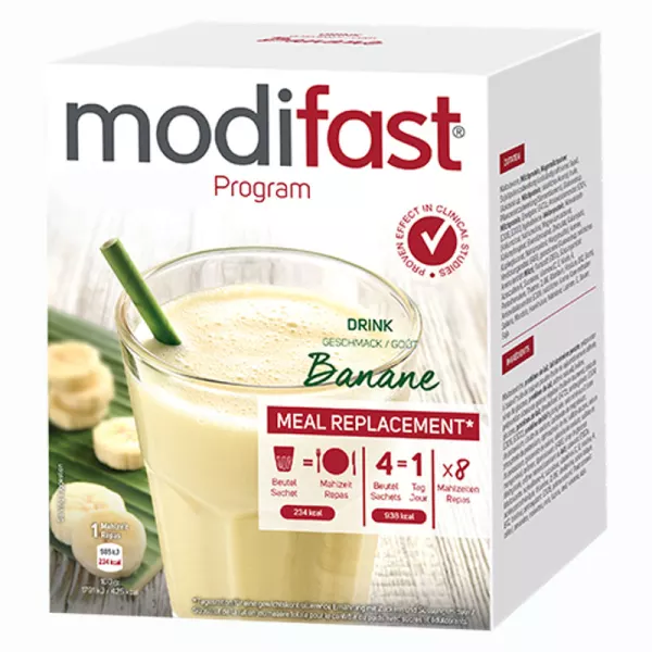 MODIFAST Programm Drink Banane 8 x 55g MODIFAST Programm Drink Banane 8 x 55g