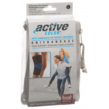 Bort ActiveColor Kniebandage L +37cm schwarz Bort ActiveColor Kniebandage L +37cm schwarz