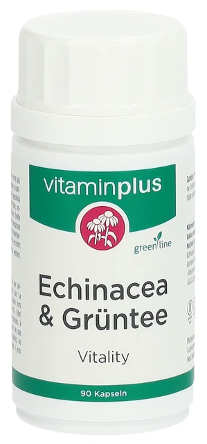 vitaminplus Echinacea Grüntee Kapseln Dose 90