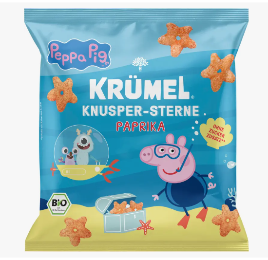KRÜMEL Knusper Sterne Paprika Pepp Pi 20g